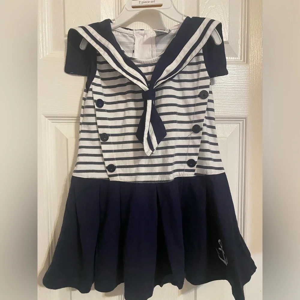 Knit Sailor Girl Dress